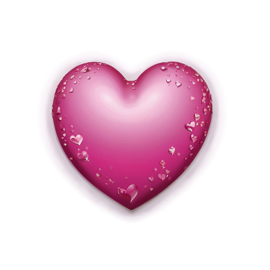 Dreamy Pink Hearts Overlay Png 06122024