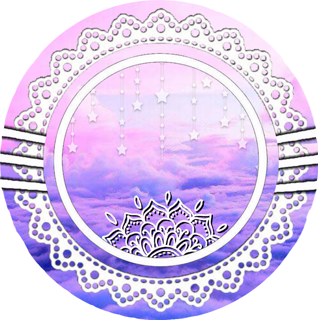 Dreamy Pink Mandala Circle Design