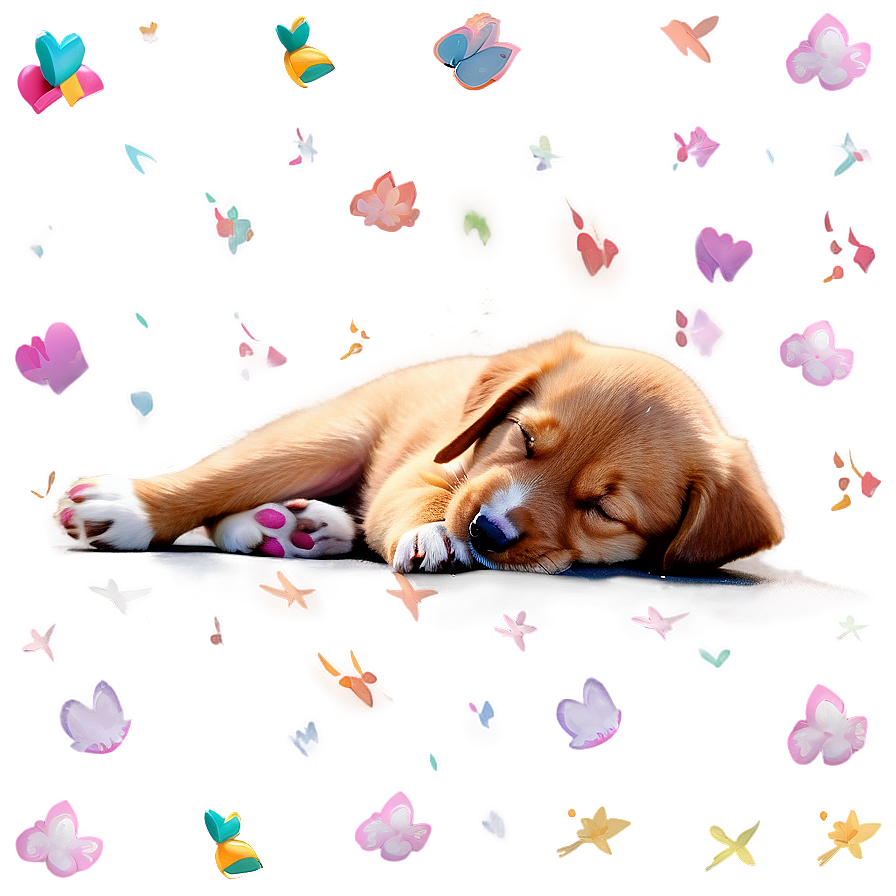 Dreamy Puppy Nap Png 19