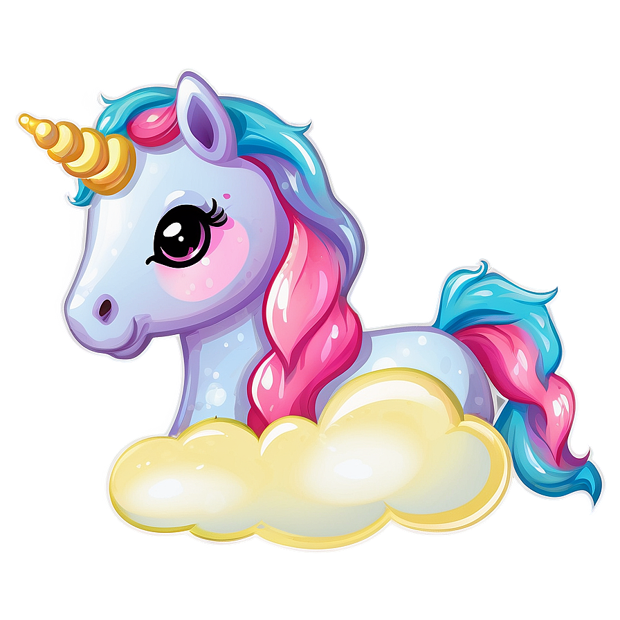 Dreamy Unicorn Clipart Png Lcv8