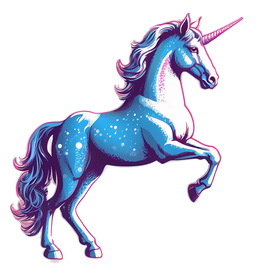 Dreamy Unicorn Silhouette PNG 06282024 PNG image with a transparent background, free high-resolution download