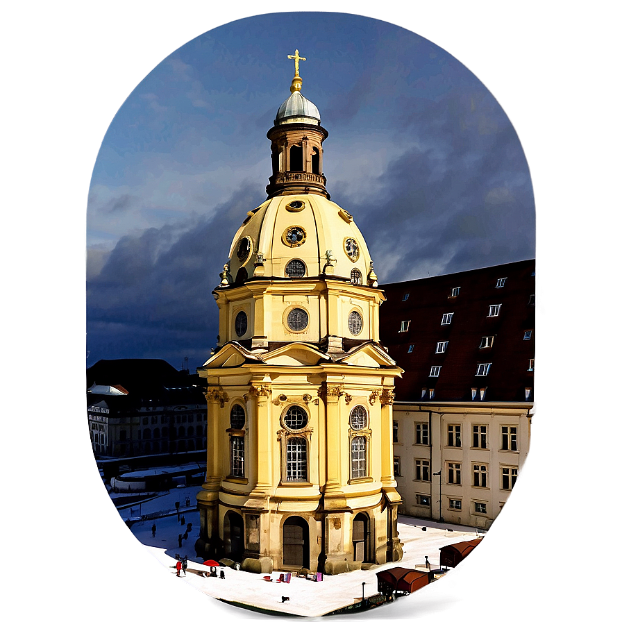 Dresden Frauenkirche PNG 06112024 PNG with transparent background