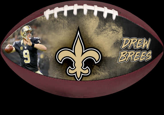 Drew Brees American Football Graphic