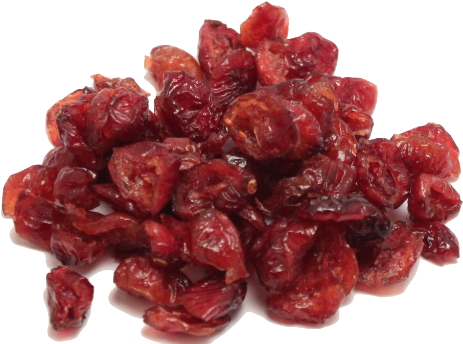 Dried Cranberries Pile Transparent Background