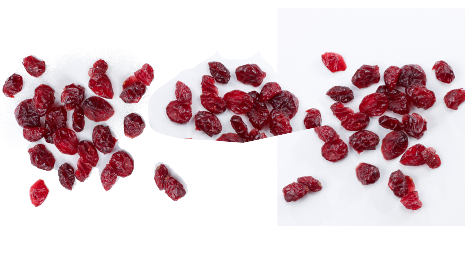 Dried Cranberries Scattered Transparent Background