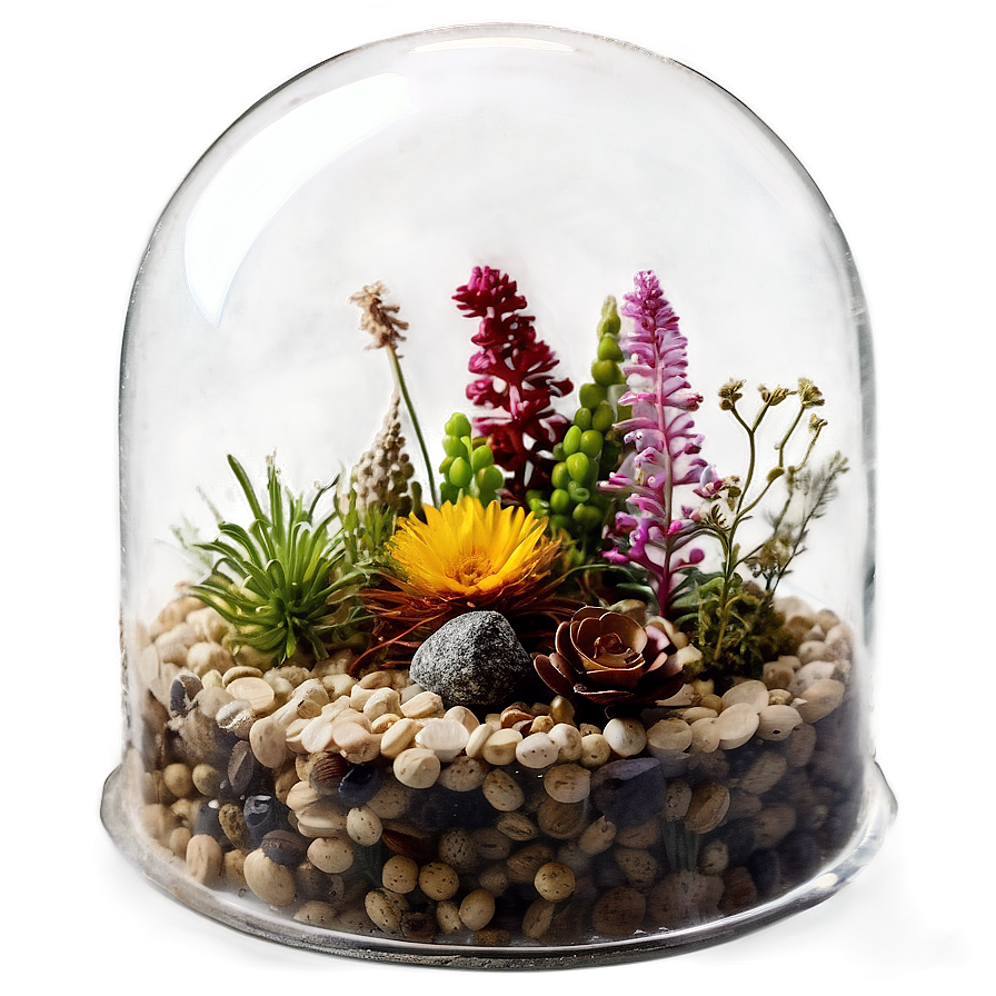 Dried Flower Glass Terrariums Png Peo