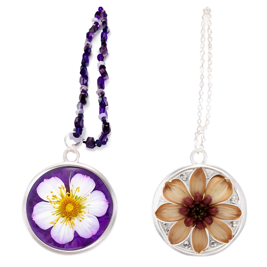 Dried Flower Jewelry Designs Png Nwq