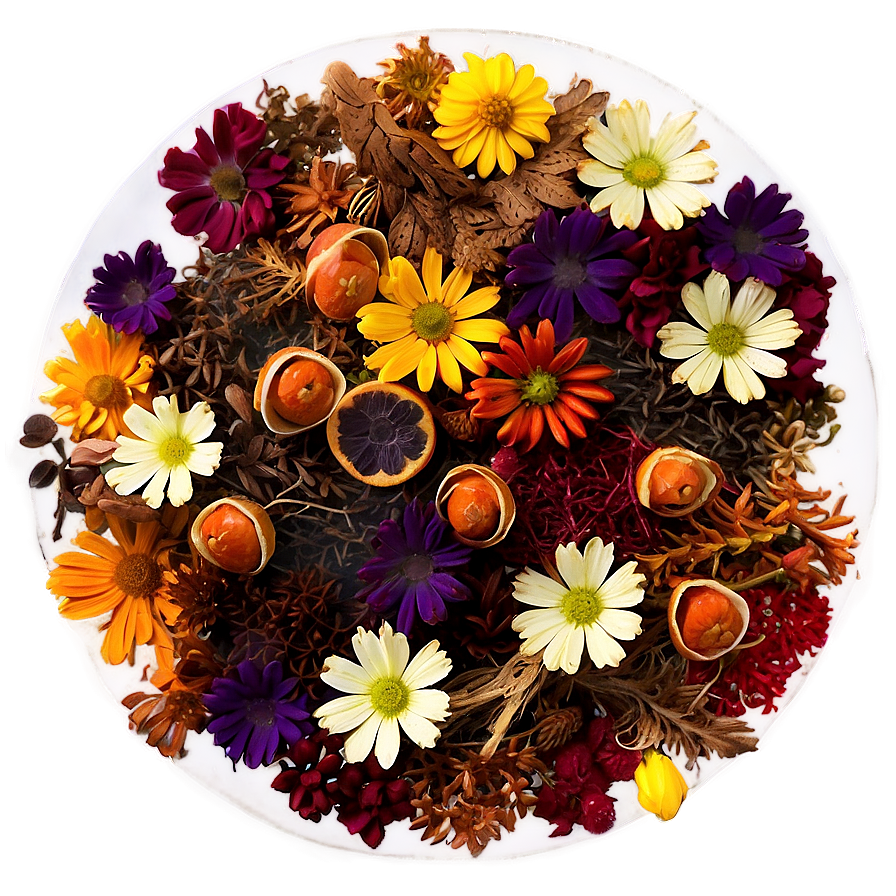 Dried Flower Potpourri Mix Png Utv