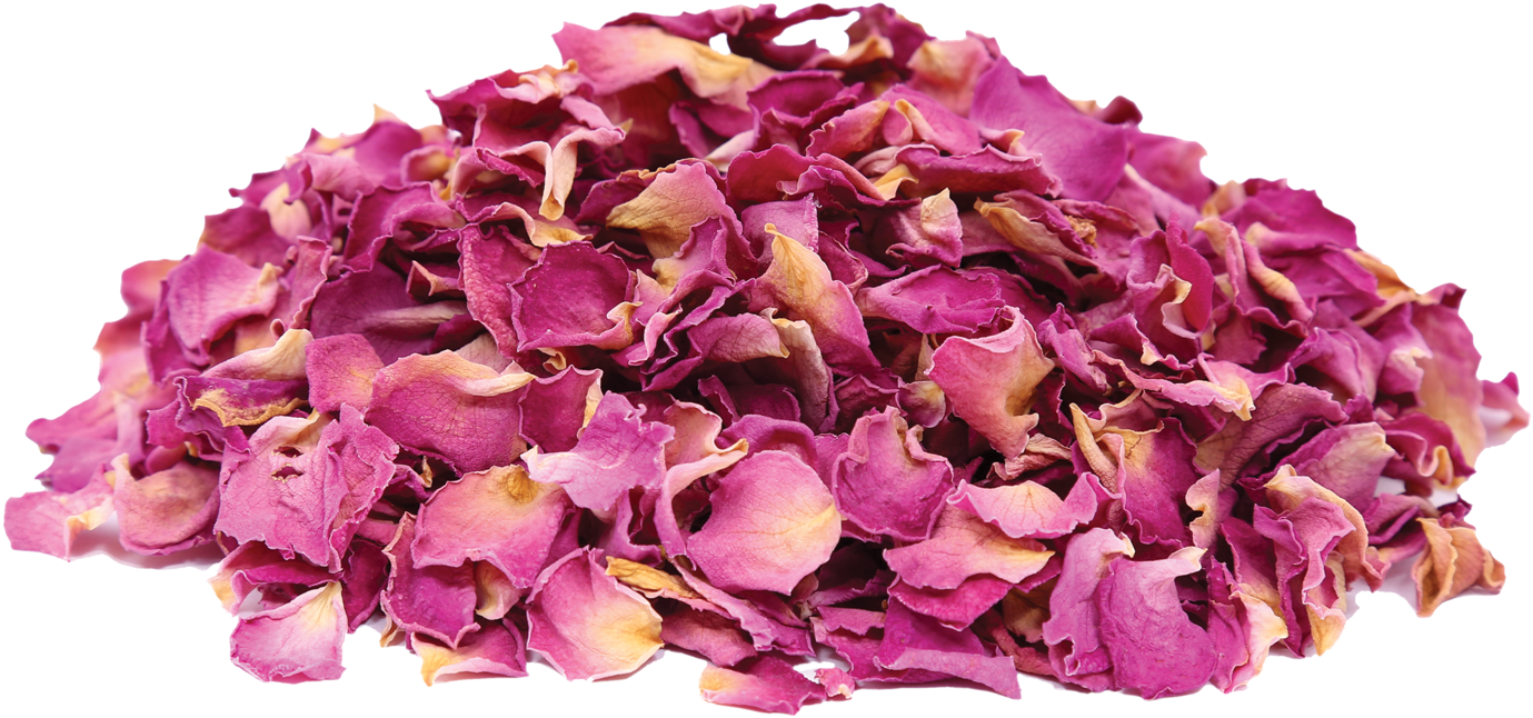 Dried Rose Petals Heap