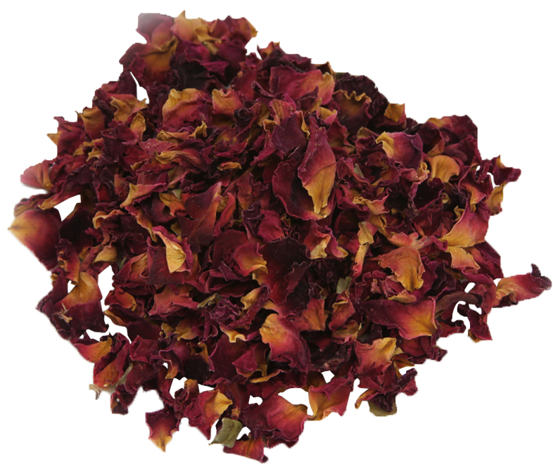 Dried Rose Petals Top View