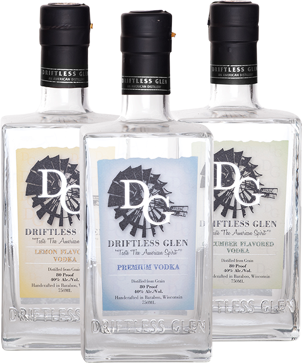 Driftless Glen Vodka Bottles