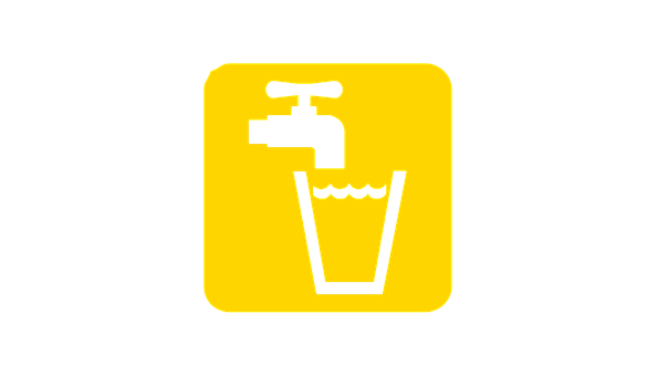 Drinking Water Sign Icon PNG with transparent background