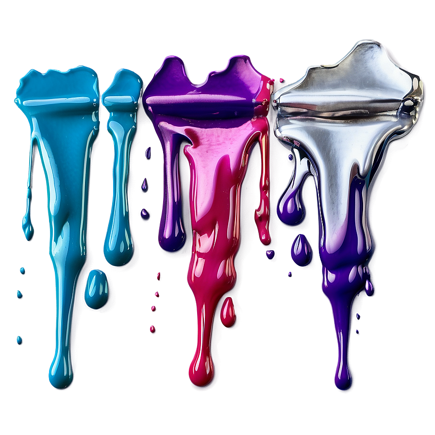 Dripping Paint Streak Png Lip32