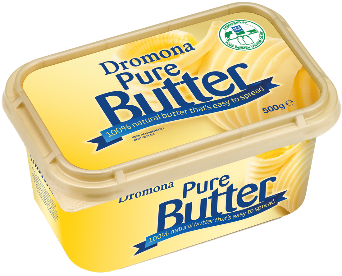 Dromona Pure Butter Container500g PNG with transparent background