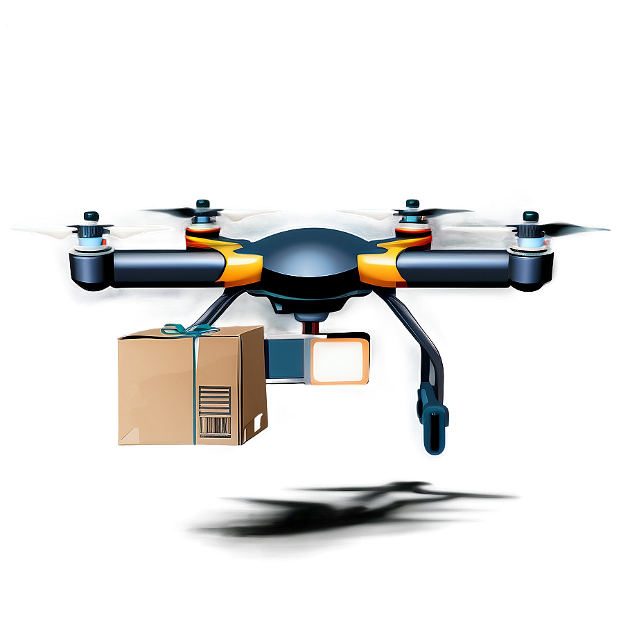 Drone Delivery Concept Png Hif