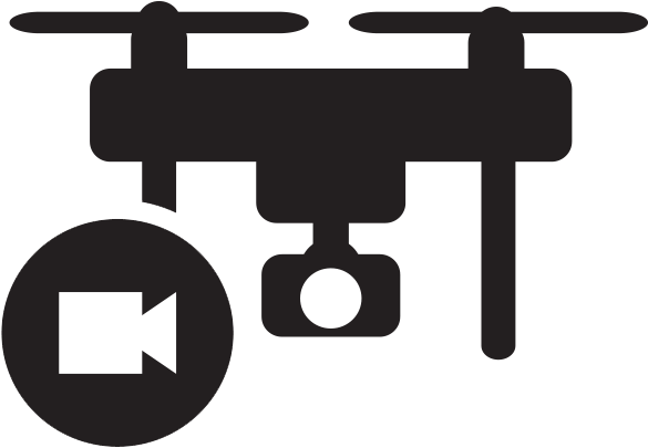 Drone Icon Design Free Recording Record Video Adelaide - Drone Video Icon Png, Transparent Png PNG with transparent background