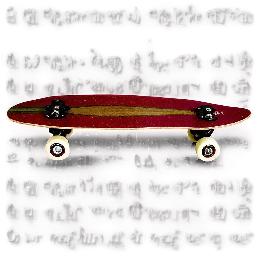 Drop Through Longboard Png 06272024