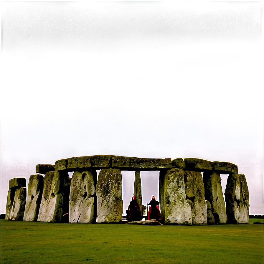 Druid Ceremonies At Stonehenge Png 06252024