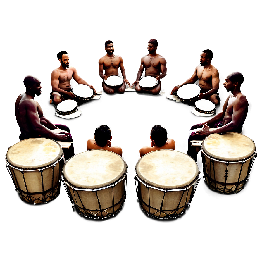 Drum Circle Group Png Bkn34