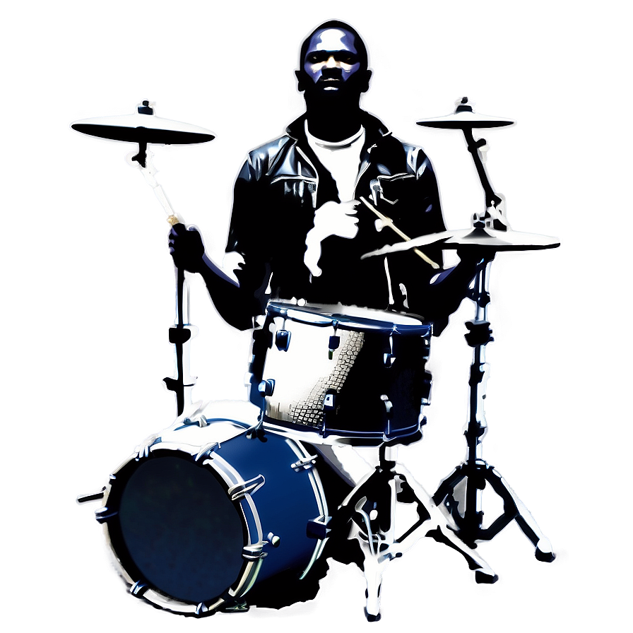 Drum Kit Outline Png Adq