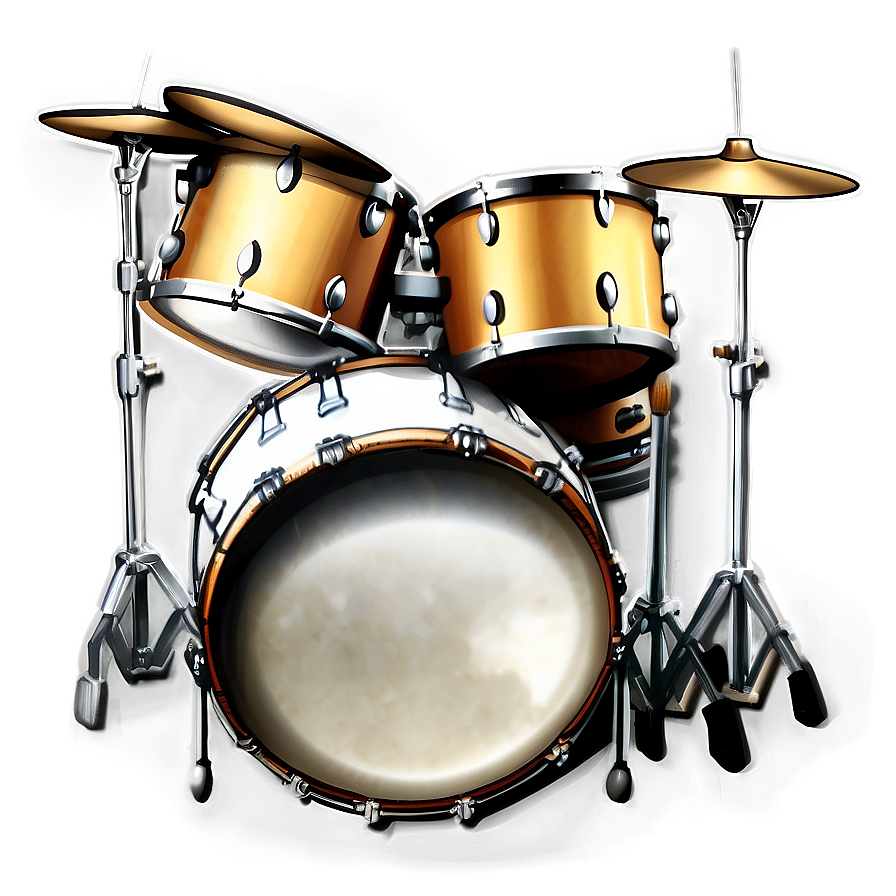 Drum Kit Sketch Png 62