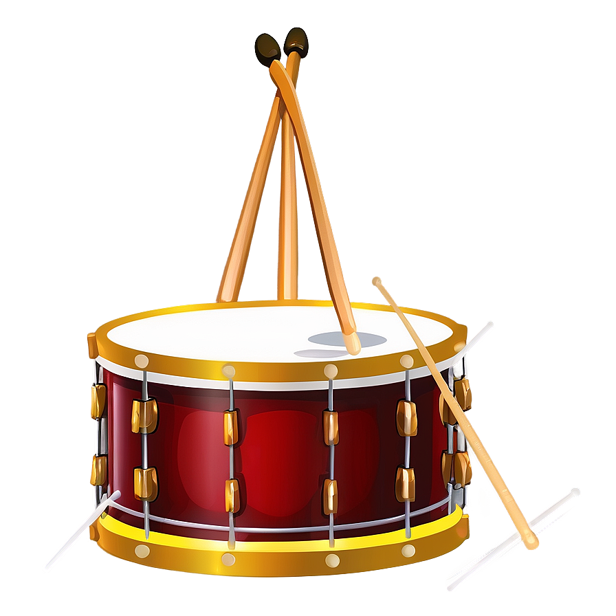 Drum Set Cartoon Png Bsq36