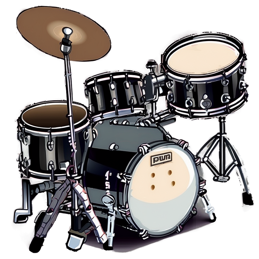 Drum Set Isometric Png Ubr