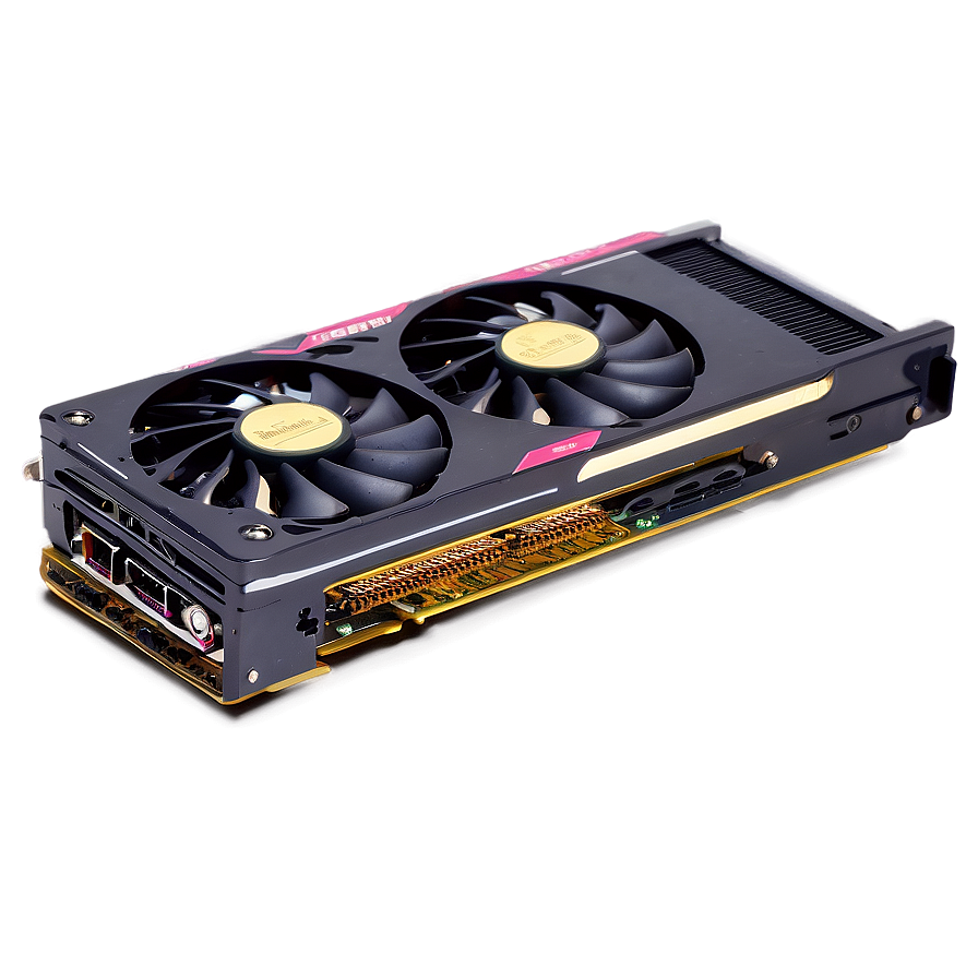 Dual-fan Graphics Card Png Wxq89