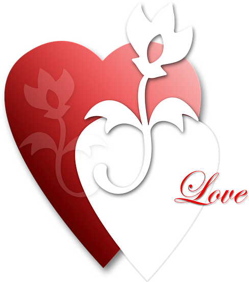 Dual Heart Love Graphic