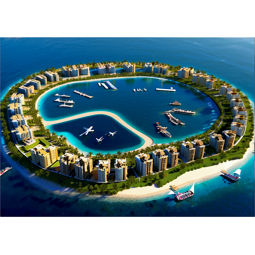 Dubai Artificial Islands Png Lye