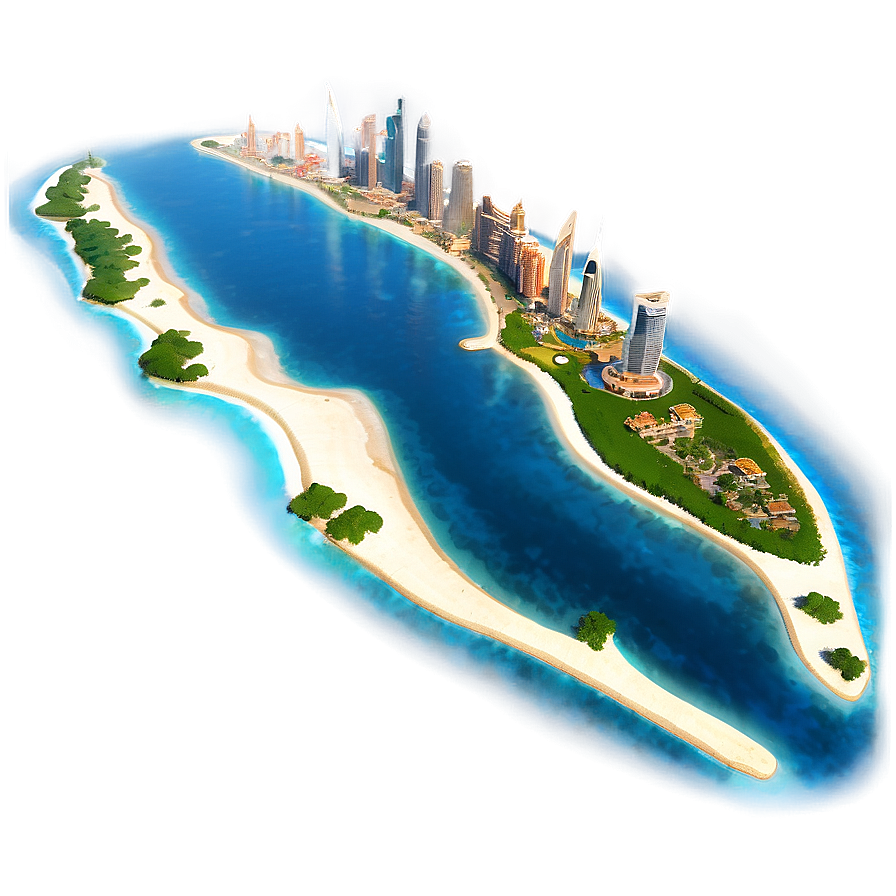 Dubai Artificial Islands Png Sav