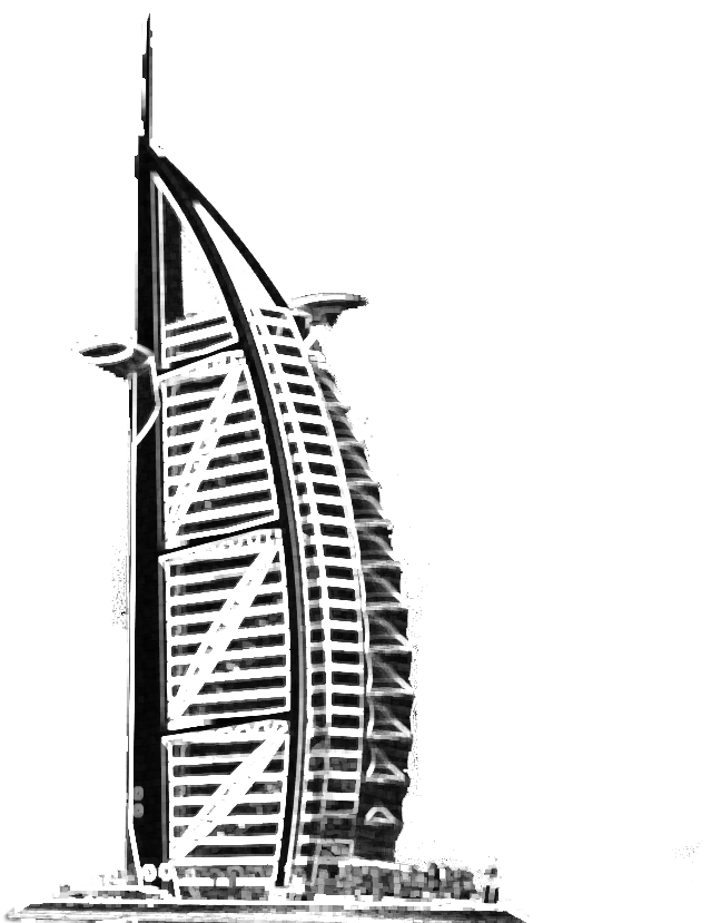 Rec Definition, Background V - Burj Al Arab Cartoon, HD Png Download PNG with transparent background
