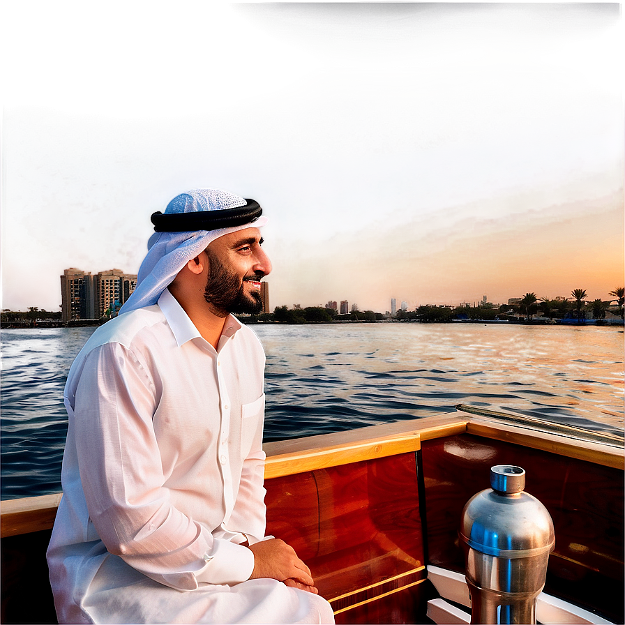 Dubai Creek Boat Ride Png Nhp