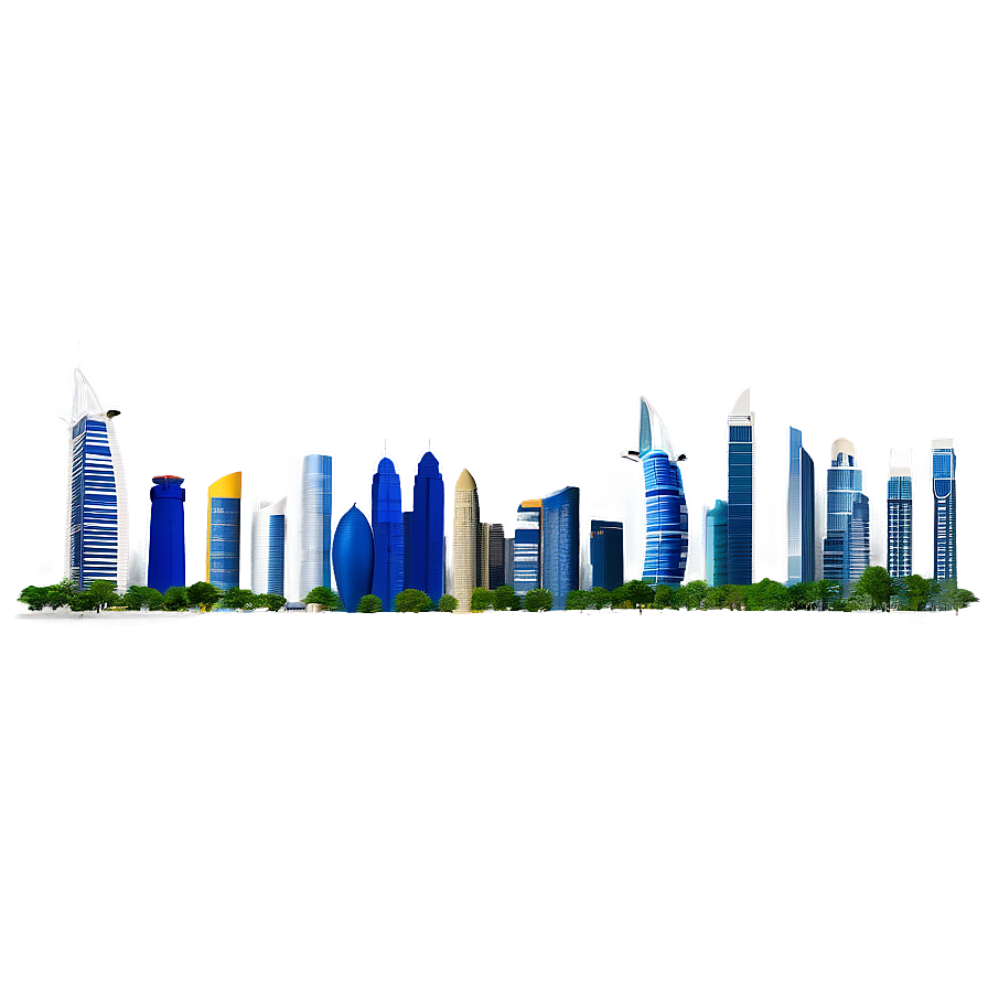 Dubai Skyline PNG oyi66 PNG with transparent background