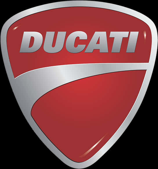 Ducati Logo Shield PNG image with a transparent background, free high-resolution download