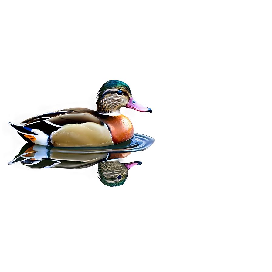 Duck In Pond Png Ynf