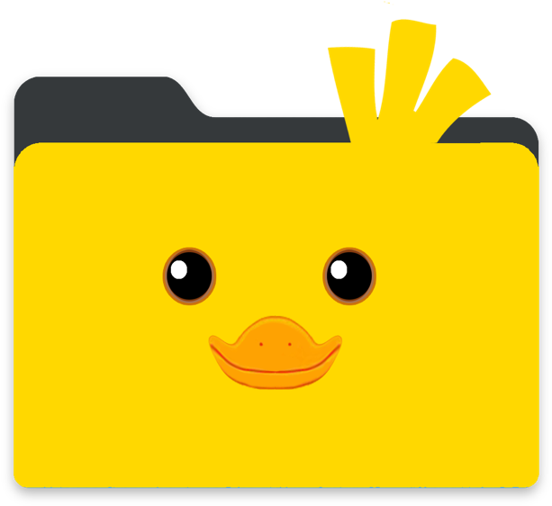 Duck Themed Folder Icon