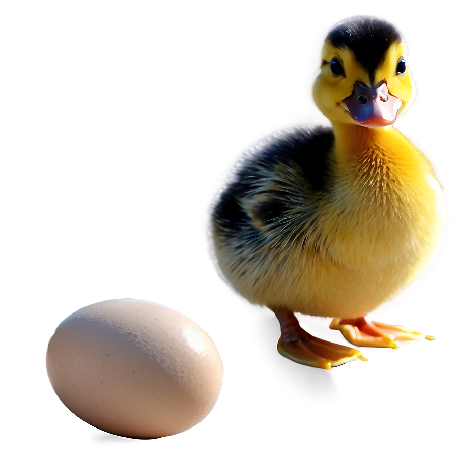 Duckling And Egg Png 06202024