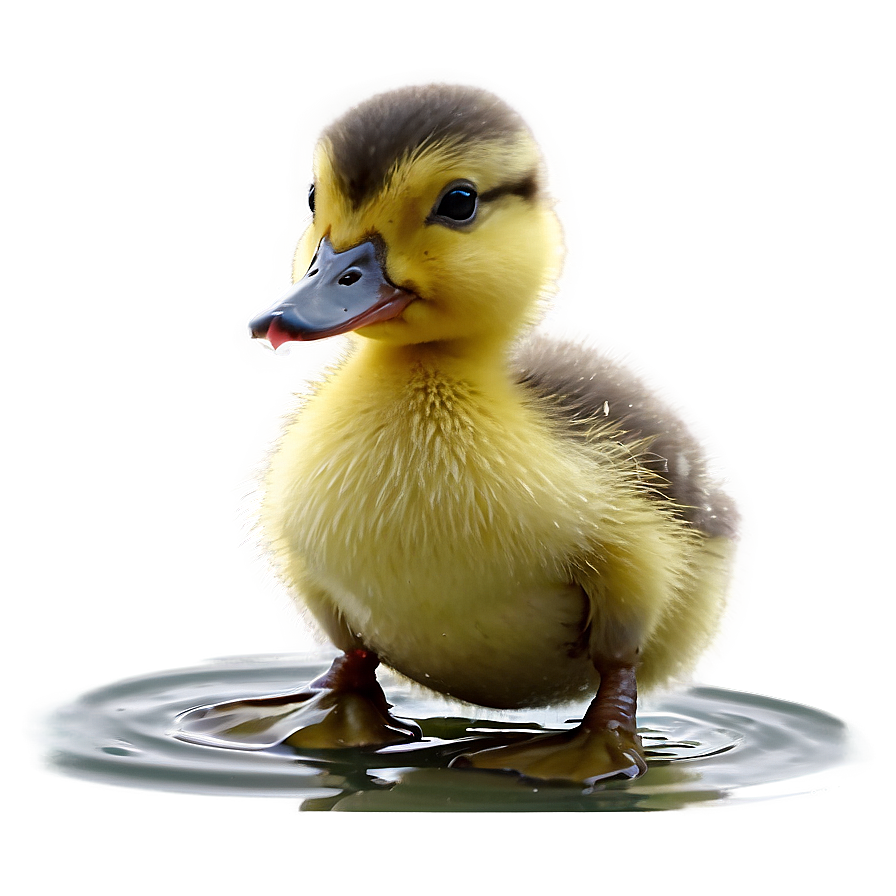 Duckling In Rain Png 96