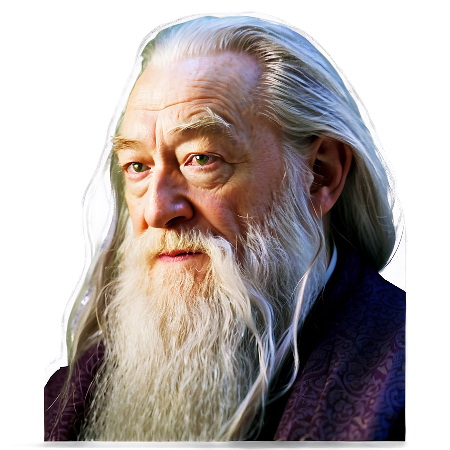 Dumbledore Portrait PNG wra60 PNG with transparent background