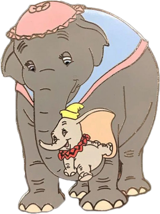 Animal Parents Set Of - Jumbo And Dumbo, HD Png Download PNG with transparent background