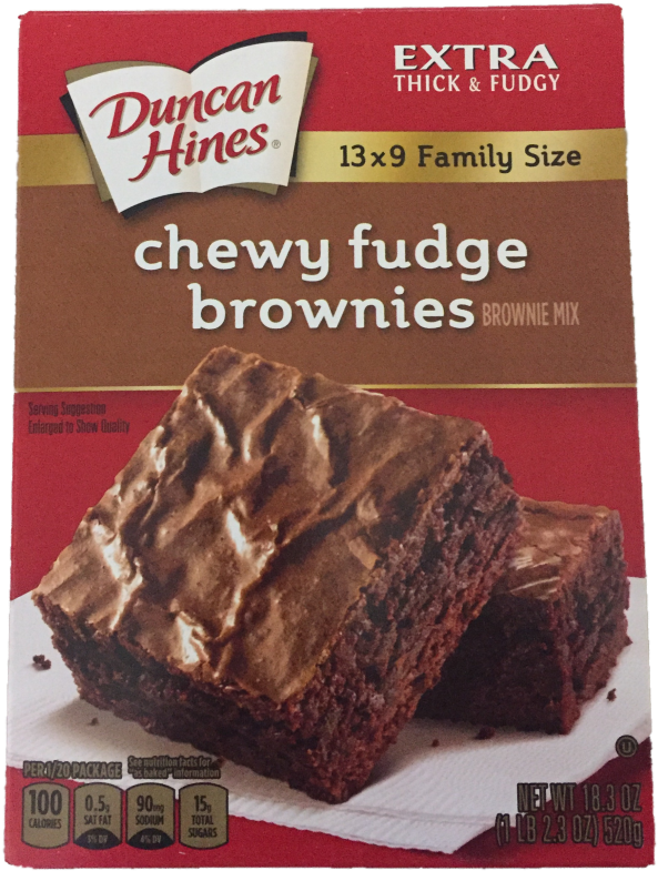 Duncan Hines Brownies Fudge, HD Png Download PNG with transparent background