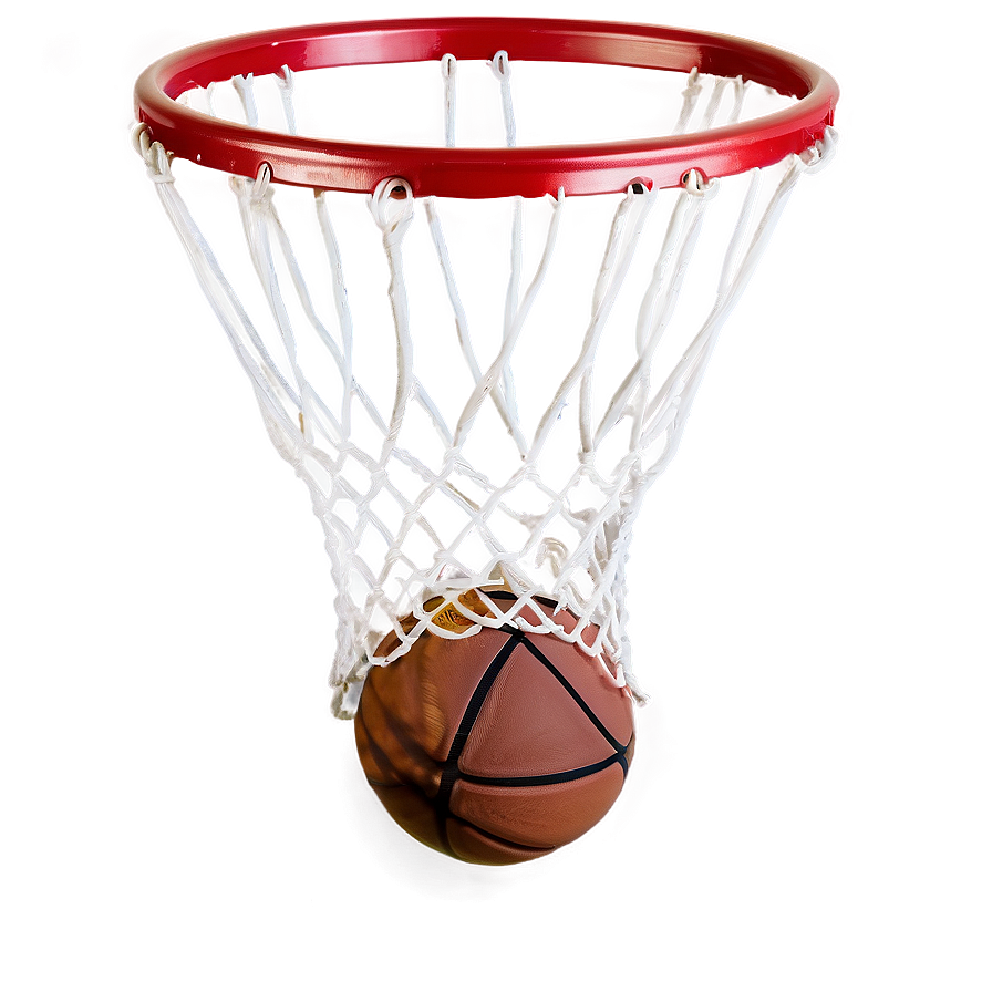 Dunking Basketball Rim Png Gei