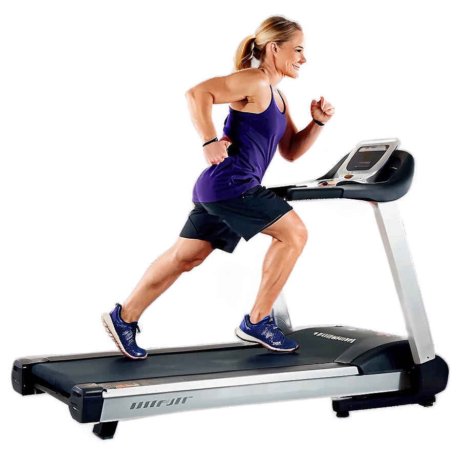 Durable Steel Frame Treadmill Png Bgc37