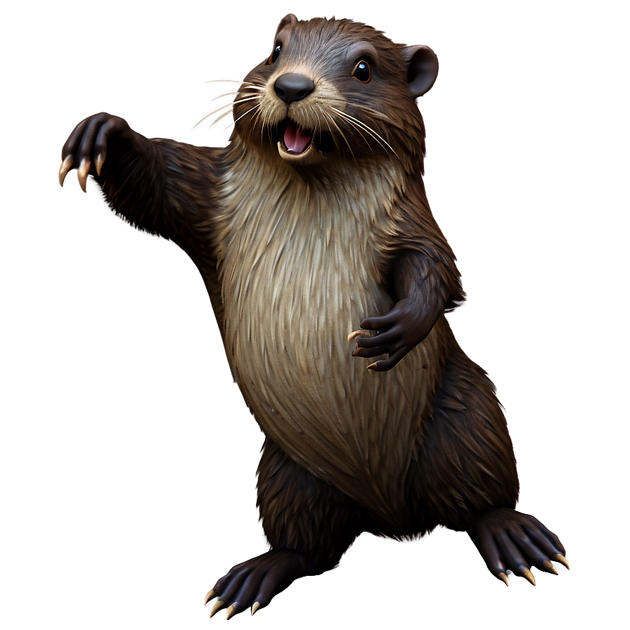 Dynamic Beaver Action Png Ieb