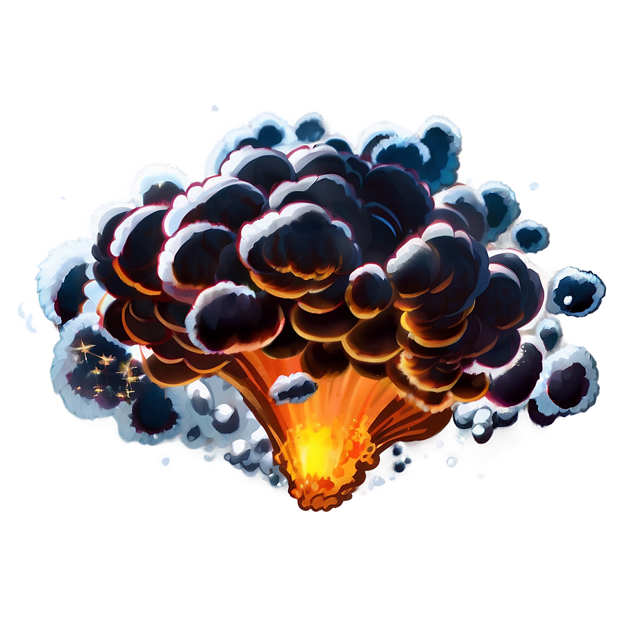 Dynamic Cartoon Explosion PNG 72 PNG image with a transparent background, free high-resolution download