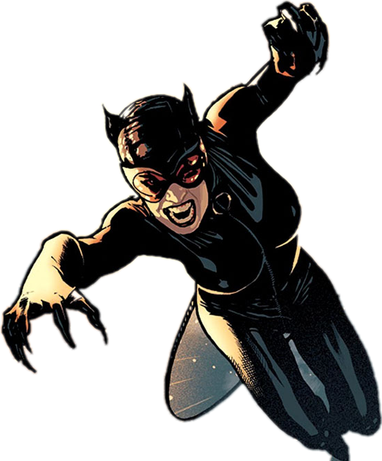 Dynamic Catwoman Action Pose