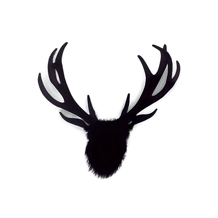 Dynamic Deer Antler Silhouette Png 88