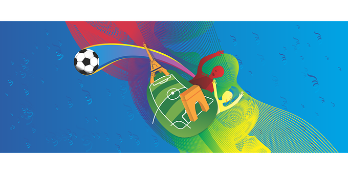 Dynamic Football Kick Illustration PNG with transparent background