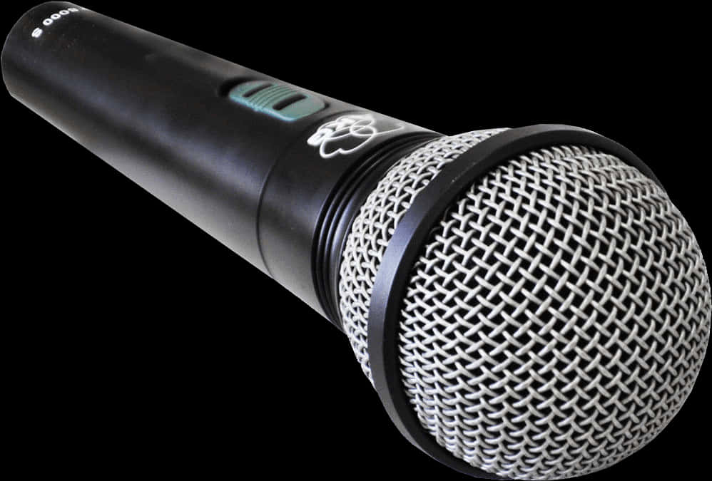 Dynamic Microphone Isolatedon Black